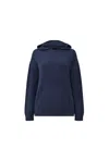 James Lakeland Women's Blue Hooded Navy Jumper In Blue