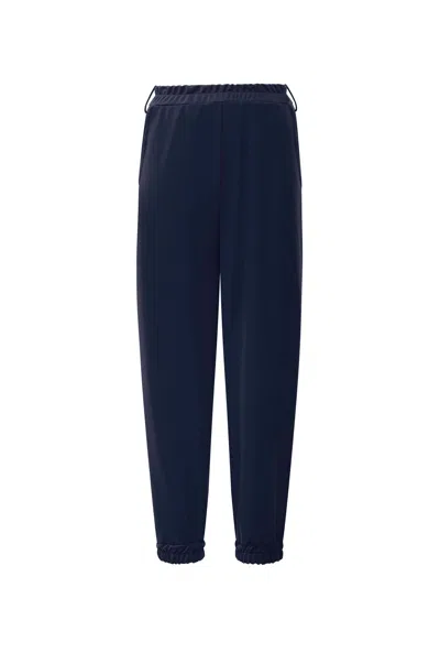 James Lakeland Women's Blue Jersey Navy Trousers