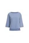 James Lakeland Women's Blue Navy Button Top In Blue