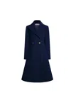James Lakeland Women's Blue Princess Navy Coat In Blue