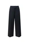 James Lakeland Women's Blue Tailored Navy Trousers