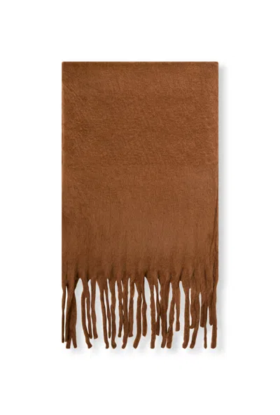 James Lakeland Women's Brown Blanket Scarf