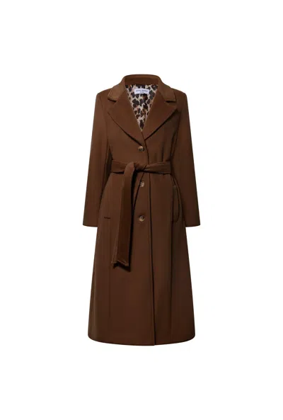 James Lakeland Women's Brown Classic Coat