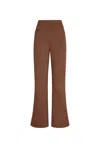 James Lakeland Women's Brown Mocha Bootleg Trousers In Brown