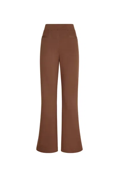 James Lakeland Women's Brown Mocha Bootleg Trousers
