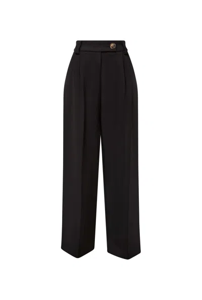 James Lakeland Women's Button Black Trousers