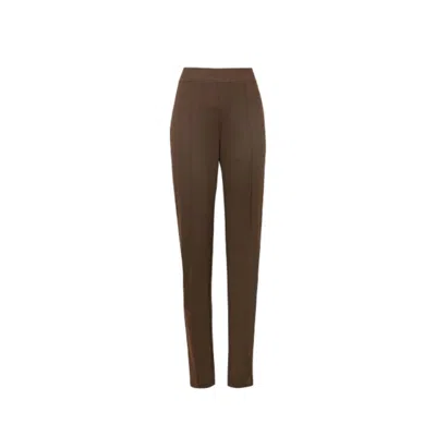 James Lakeland Women's Cigarette Trousers Brown