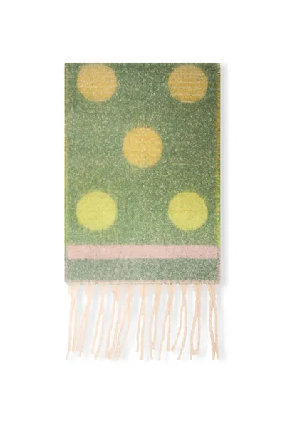 James Lakeland Women's Circle Green Scarf