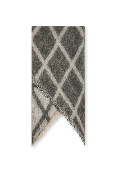 James Lakeland Women's Diamond Black Scarf