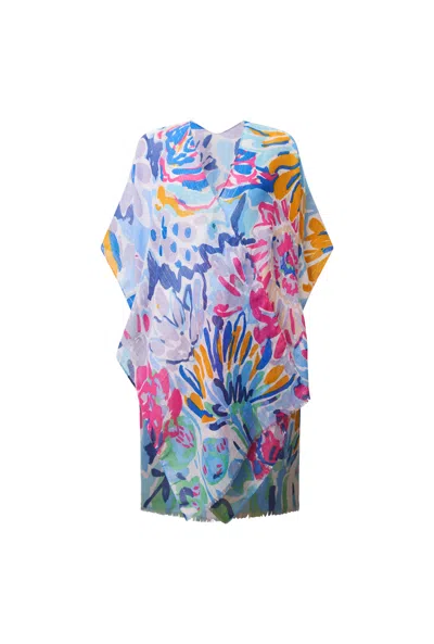 James Lakeland Women's Floral Fantasy Kaftan