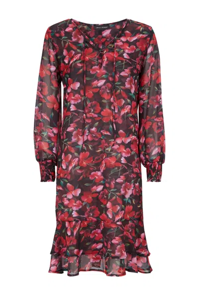 James Lakeland Women's Flower Print Dress - Black