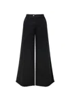 James Lakeland Women's Frayed Black Jeans In Black