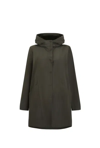 James Lakeland Women's Green Hooded Raincoat