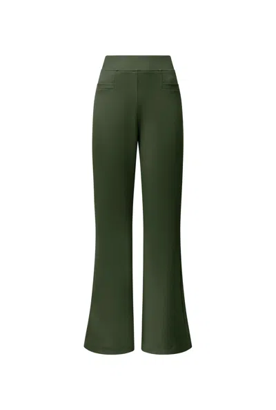 James Lakeland Women's Green Khaki Bootleg Trousers