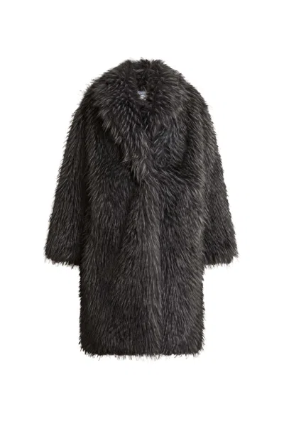James Lakeland Women's Grey Faux Fur Coat