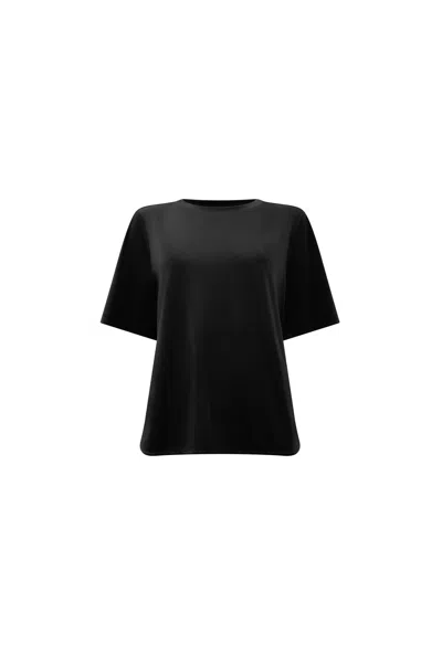 James Lakeland Women's Jersey Black T-shirt