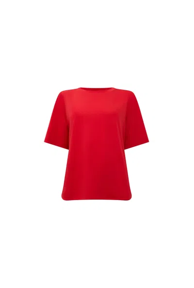 James Lakeland Women's Jersey Red T-shirt