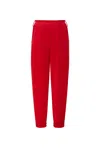 James Lakeland Jersey Joggers In Red