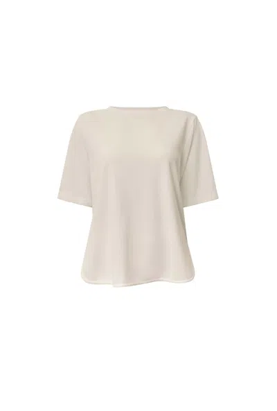 James Lakeland Women's Jersey White T-shirt