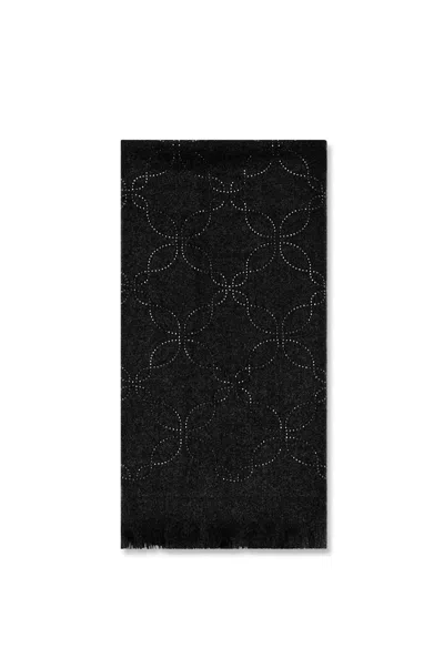 James Lakeland Women's Mandala Black Scarf