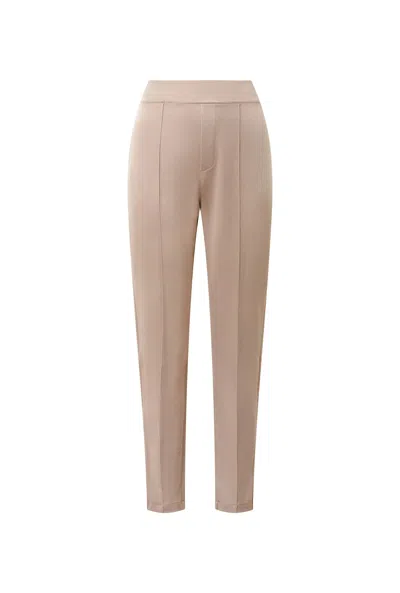 James Lakeland Women's Neutrals Cigarette Trousers Beige In Brown