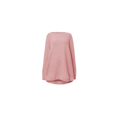 James Lakeland Women's Pale Pink One Size Pullover In Multi