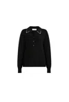 James Lakeland Women's Pearl Black Jumper In Black