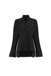 James Lakeland Women's Pearl Detail Shirt Black In Black