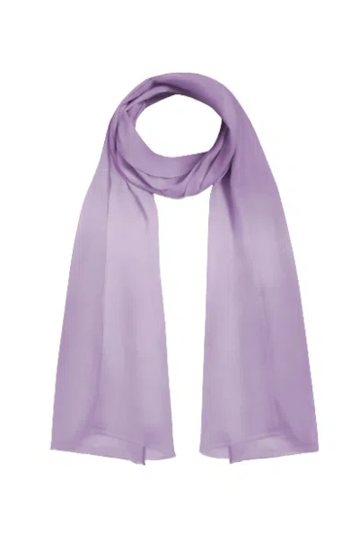 James Lakeland Women's Pink / Purple Cashmere Scarf Lilac In Pink/purple