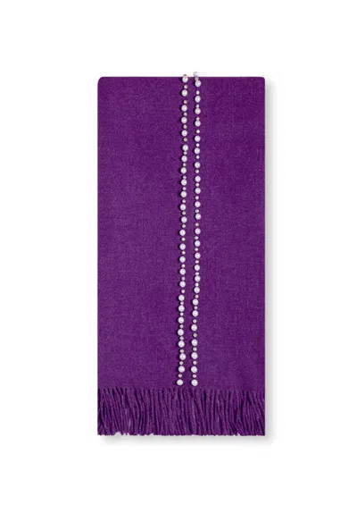 James Lakeland Women's Pink / Purple Pearl Purple Scarf In Pink/purple