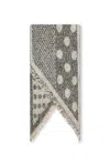 James Lakeland Women's Polka Dot Black Scarf In Black