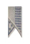 James Lakeland Women's Polka Dot Blue Scarf In Blue