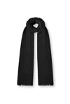 James Lakeland Women's Soft Shine Black Scarf In Black