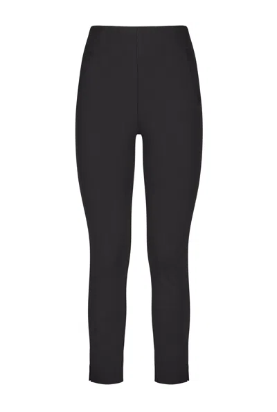 James Lakeland Women's Split Hem Trousers - Black