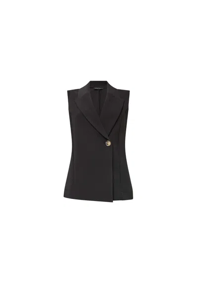 James Lakeland Women's Suit Black Vest