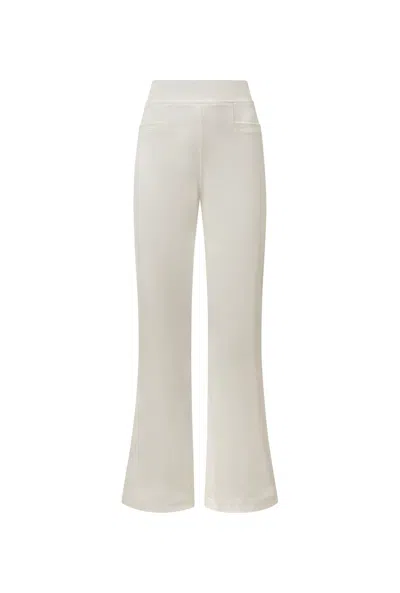 James Lakeland Women's White Cream Bootleg Trousers