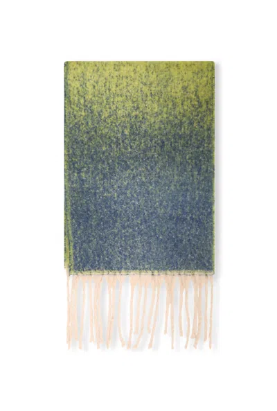 James Lakeland Women's Yellow / Orange Ombre Yellow Scarf In Yellow/orange
