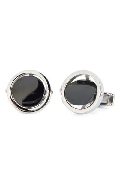 James Michael Spin Cuff Links In Black
