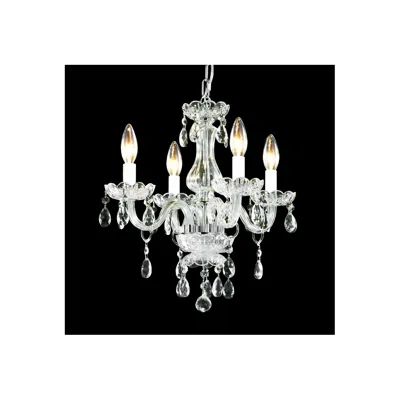 James Moder James R. Moder 14" Wide 4-light Crystal Mini Chandelier