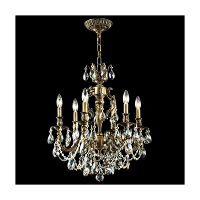 James Moder James R. Moder Brindisi 21" Wide Bronze 6-light Chandelier