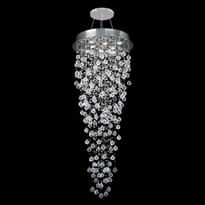 James Moder James R. Moder Impact Crystal Rain 24" Wide Bubble Chandelier