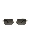 James Oro Hydra Sunglasses In Gray