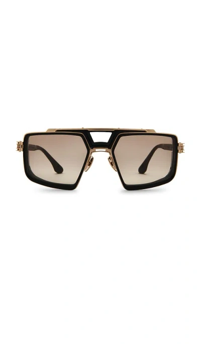 James Oro Skymaster Sunglasses In Black