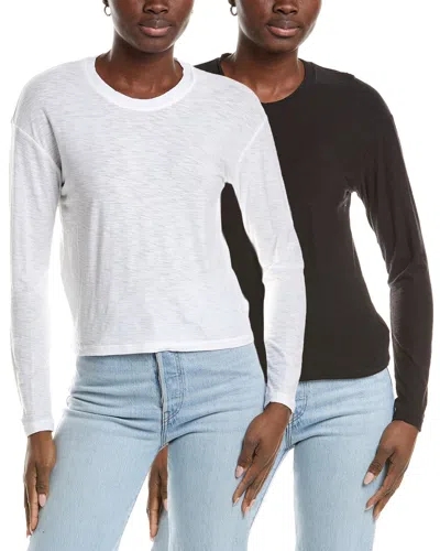 James Perse 2pk Boxy T-shirt In Multi