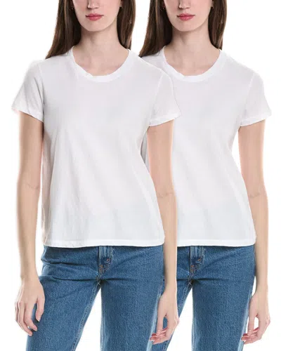 James Perse 2pk Little Boy T-shirt In White