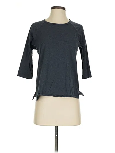 Pre-owned James Perse 3/4 Sleeve T-shirt In Gray