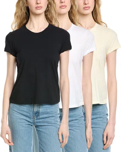 James Perse 3pk Little Boy T-shirt In Multi