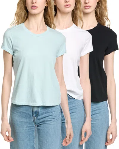 James Perse 3pk Little Boy T-shirt In Multi