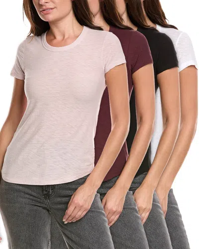 James Perse 4 Pack T-shirt In Multi