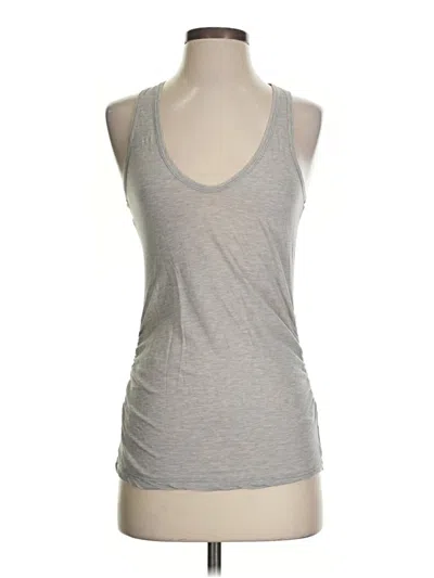 Pre-owned James Perse Active Tank Top In Gray
